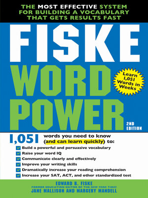 cover image of Fiske WordPower
